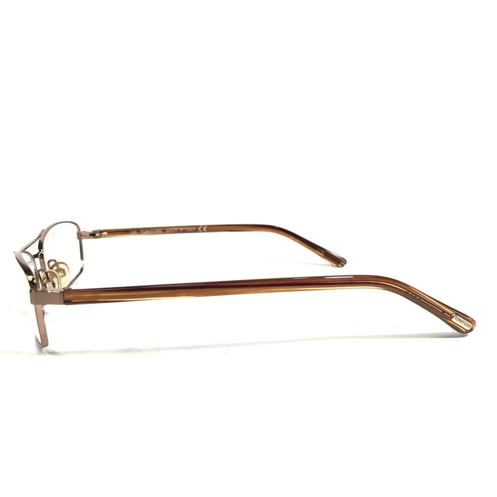 Tom Ford Eyeglasses Frames TF5024 268 Brown Rectangular Full Wire Rim 52-16-130